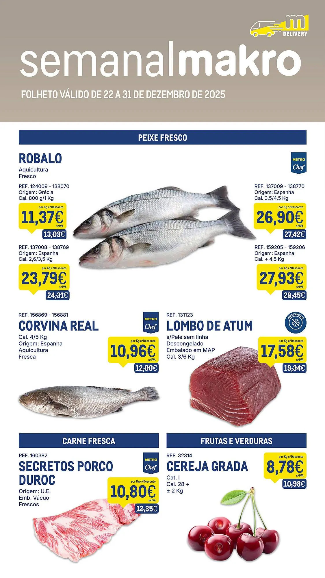 Folheto Catálogo Makro de 22 de dezembro até 31 de dezembro 2025 - Pagina 1
