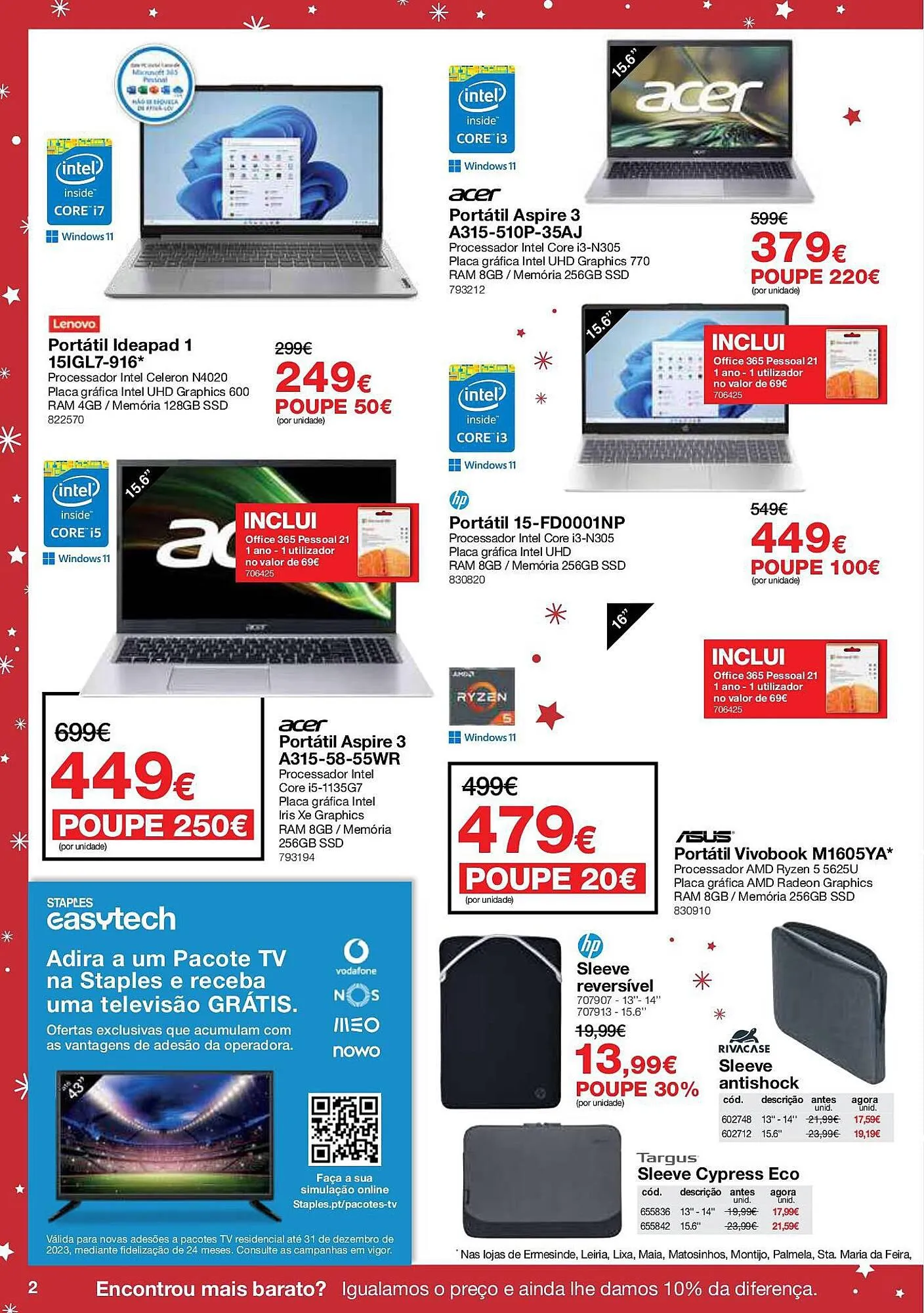 Folheto Folheto Staples de 29 de novembro até 24 de dezembro 2023 - Pagina 2