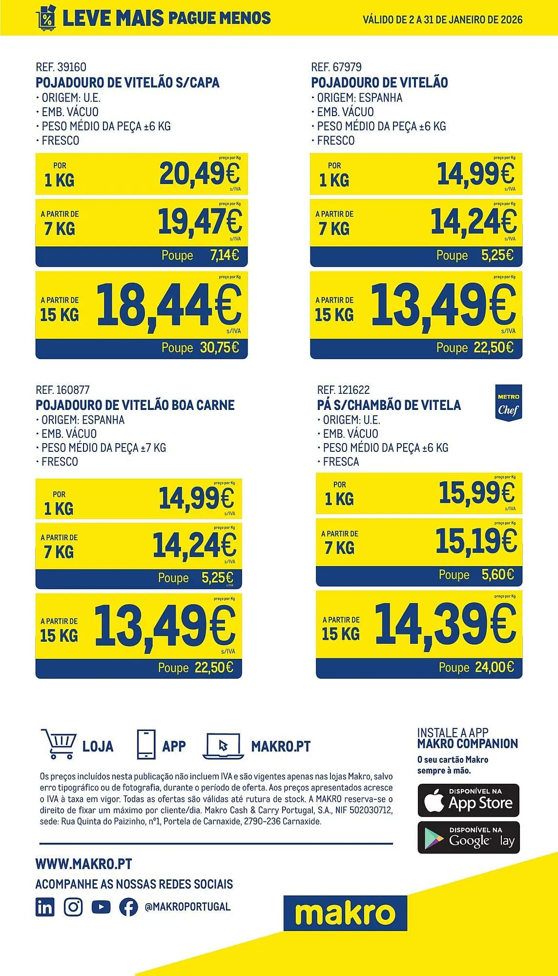 Folheto Catálogo Makro de 2 de janeiro até 31 de janeiro 2026 - Pagina 7