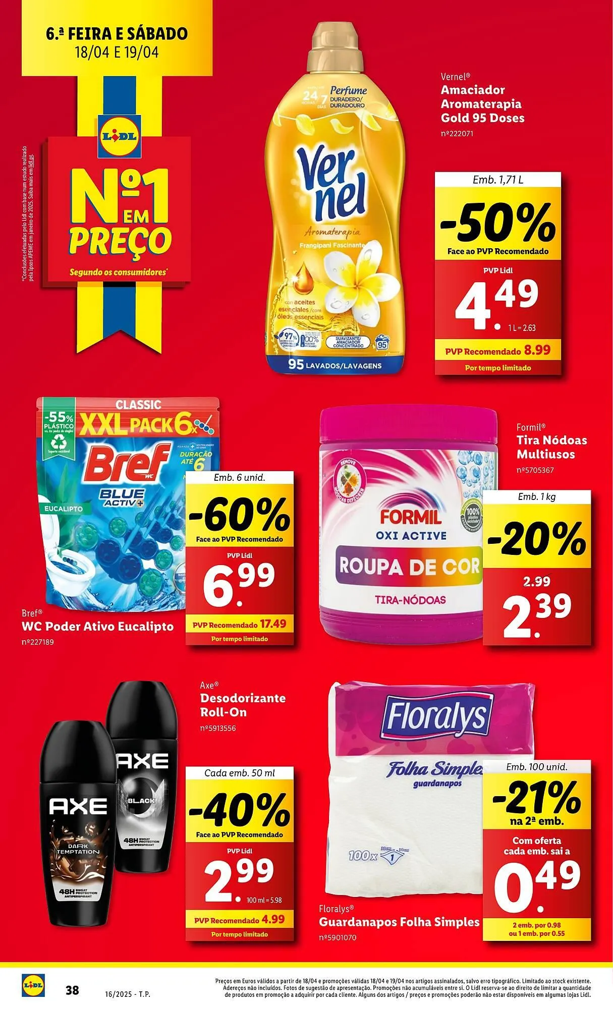 Folheto Folheto Lidl de 14 de abril até 19 de abril 2025 - Pagina 38