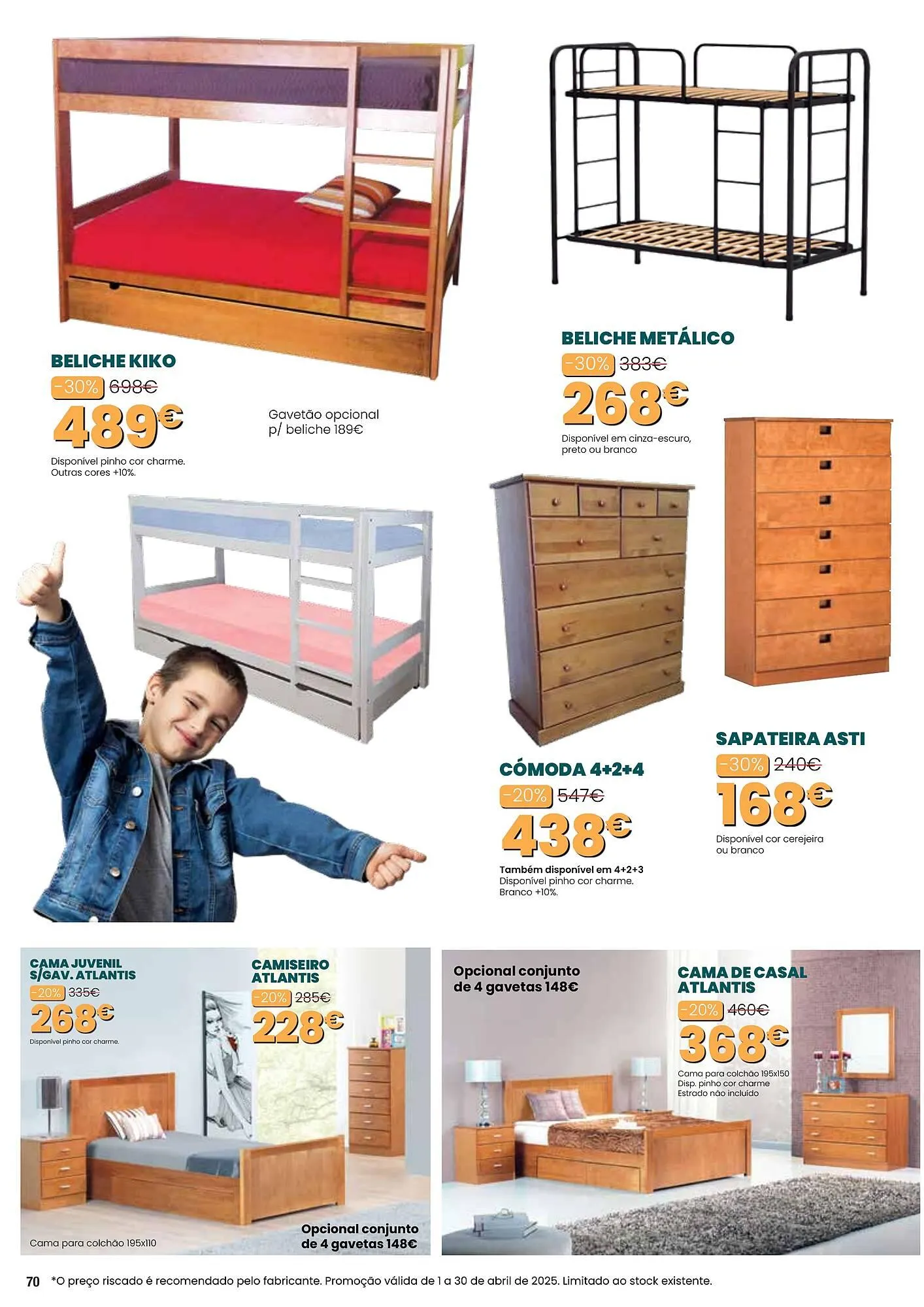 Folheto Folheto Hiper Centro do Móvel de 1 de abril até 30 de abril 2025 - Pagina 70