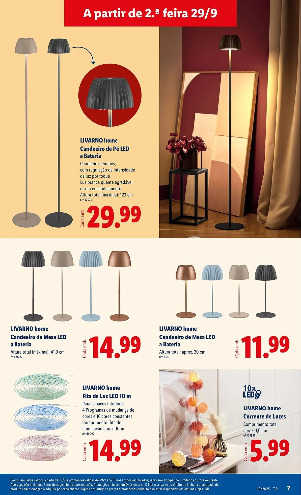 Folheto Folheto Lidl de 29 de setembro até 5 de outubro 2025 - Pagina 7