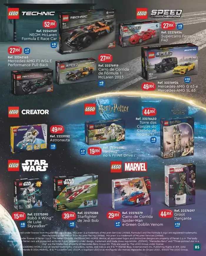 Folheto Catálogo De Brinquedos de 3 de dezembro até 31 de dezembro 2024 - Pagina 85