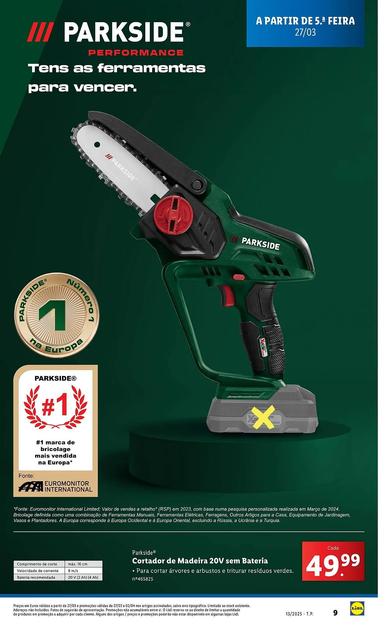 Folheto Folheto Lidl de 27 de março até 2 de abril 2025 - Pagina 9