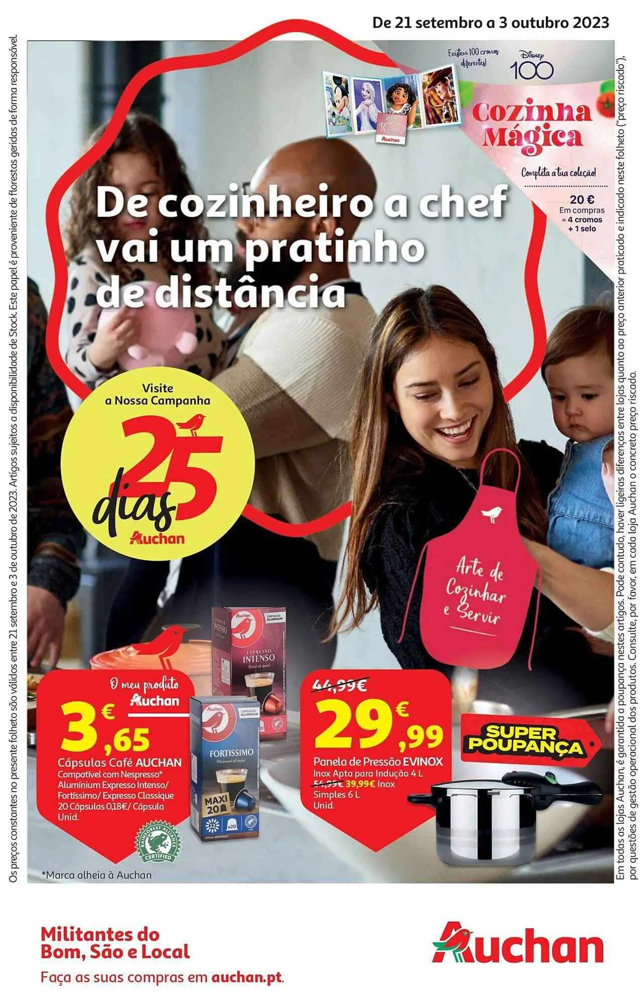Folheto Folheto Auchan de 21 de setembro até 3 de outubro 2023 - Pagina 1