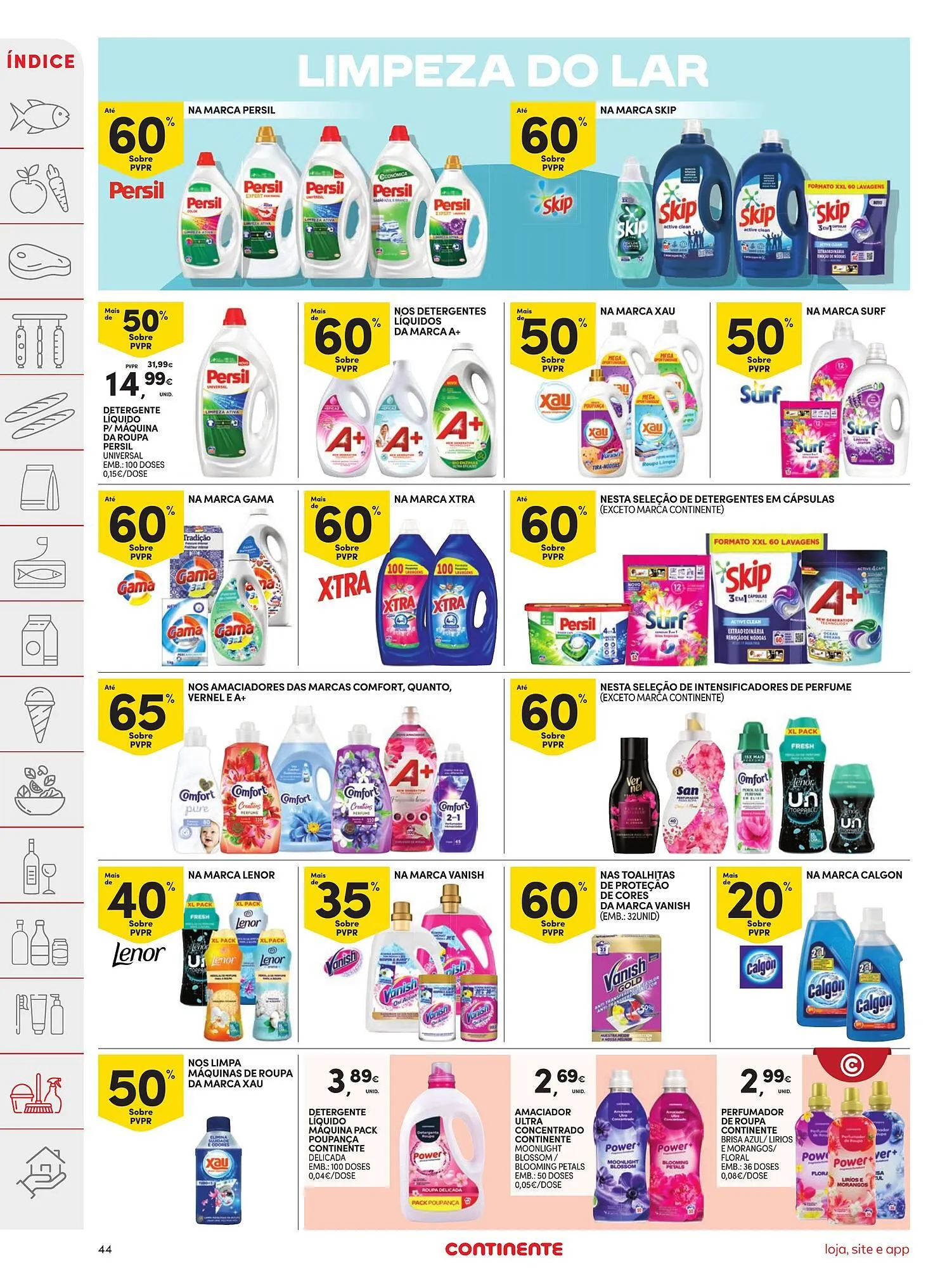 Folheto Folheto Continente de 17 de março até 23 de março 2026 - Pagina 44