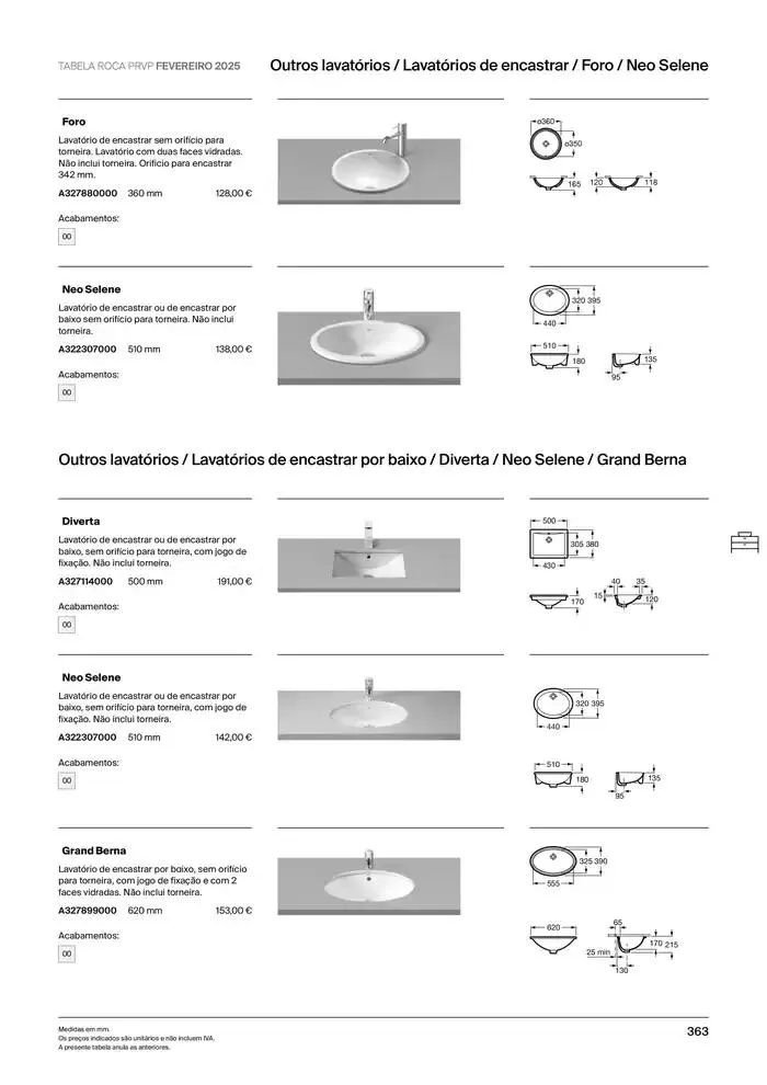 Folheto Soluções de Banho de 6 de janeiro até 31 de dezembro 2025 - Pagina 365