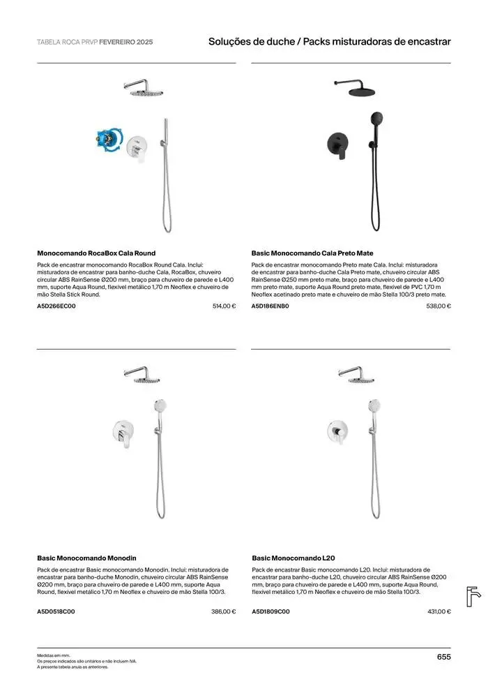 Folheto Soluções de Banho de 6 de janeiro até 31 de dezembro 2025 - Pagina 657