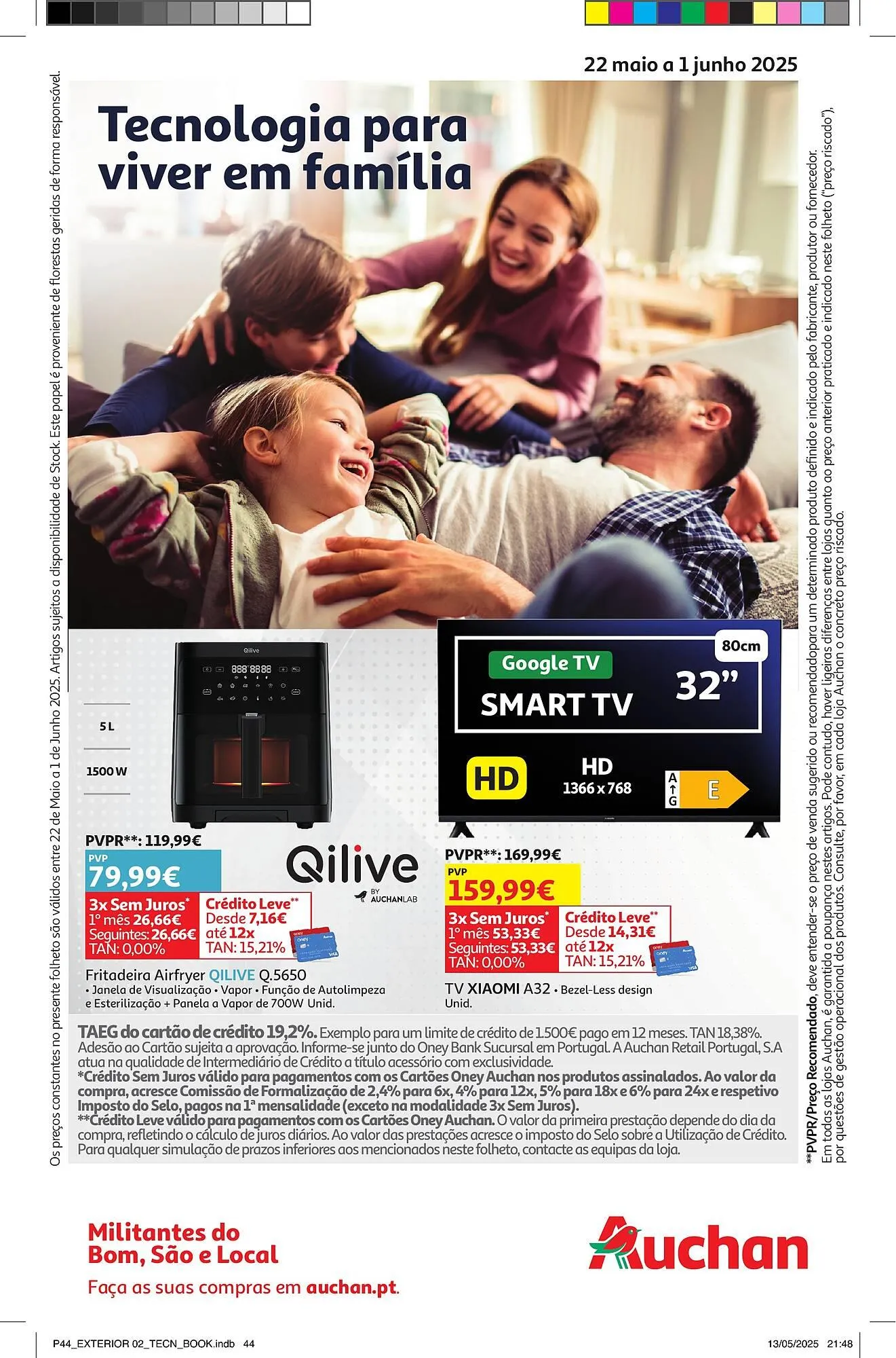 Folheto Folheto Auchan de 22 de maio até 1 de junho 2025 - Pagina 44
