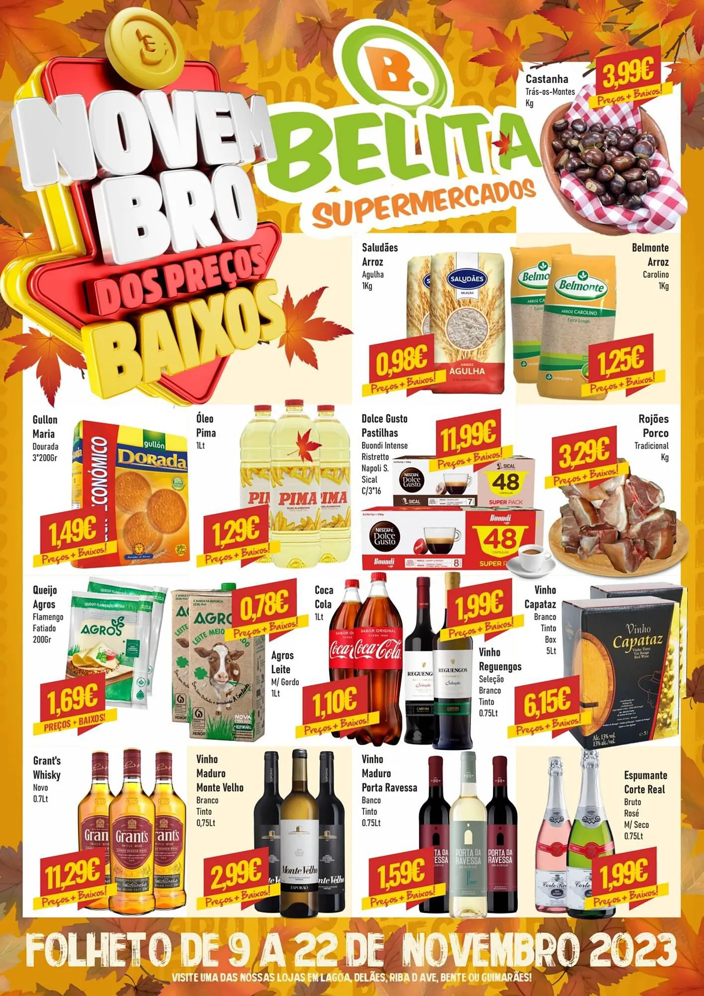 Folheto Folheto Belita de 9 de novembro até 22 de novembro 2023 - Pagina 1