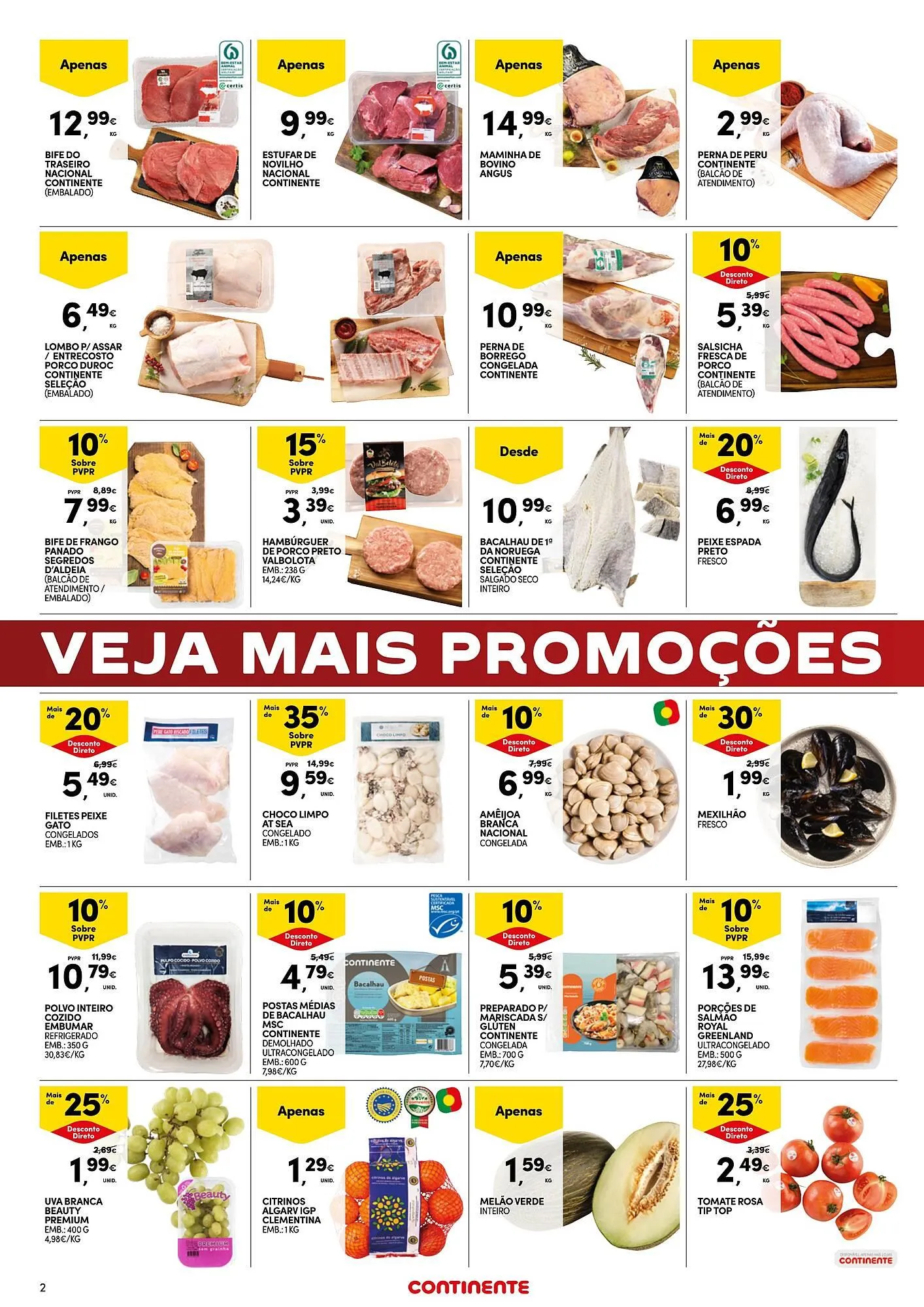 Folheto Folheto Continente Fim de Semana de 5 de abril até 8 de abril 2024 - Pagina 2