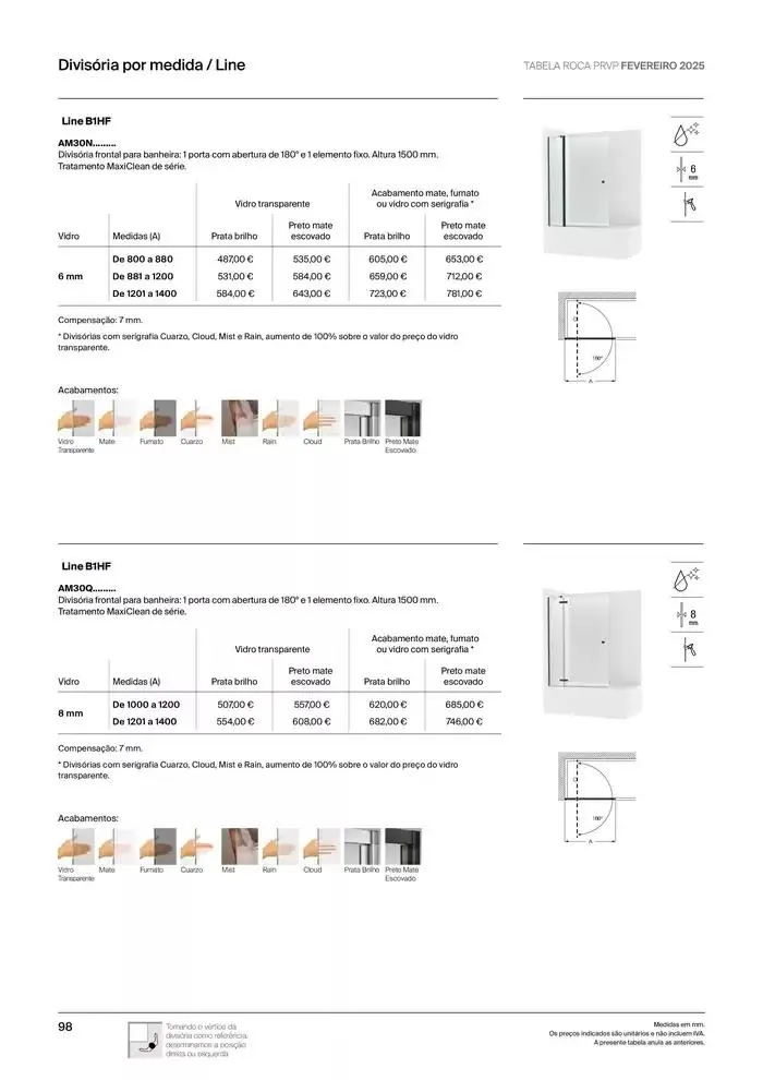 Folheto Soluções de Banho  de 6 de janeiro até 31 de dezembro 2025 - Pagina 100