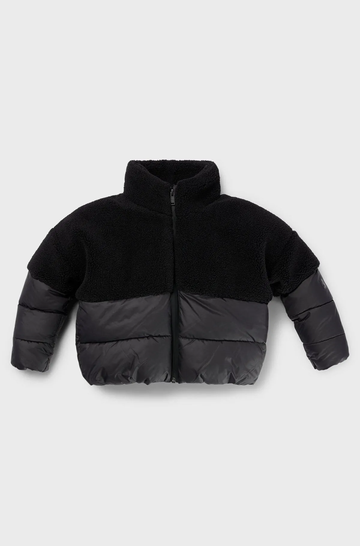 Casaco híbrido com logótipo estampado para criança