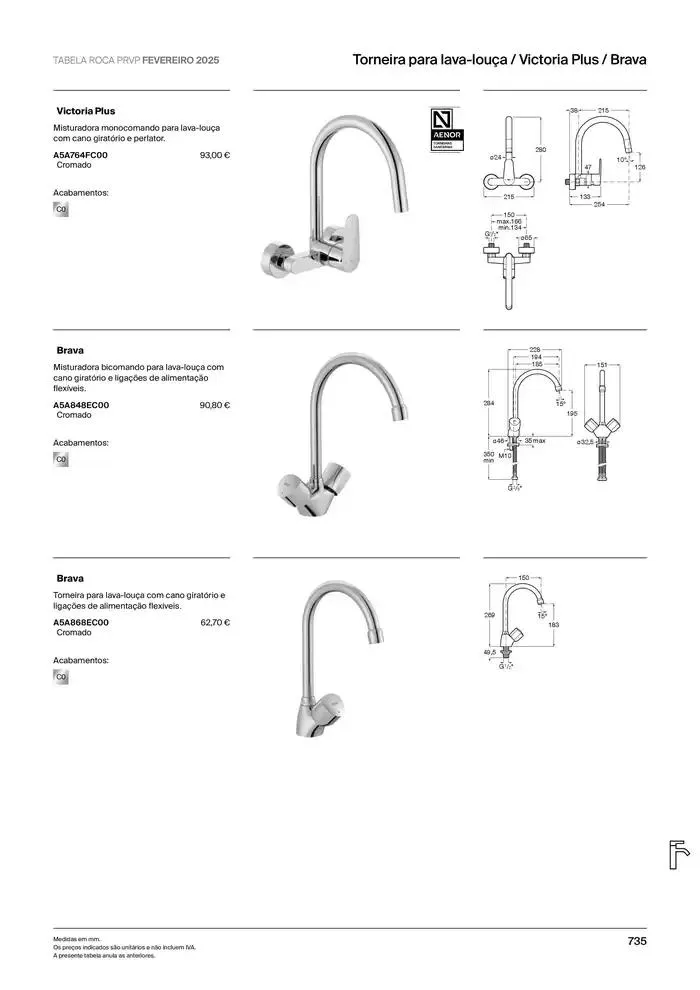 Folheto Soluções de Banho  de 6 de janeiro até 31 de dezembro 2025 - Pagina 737