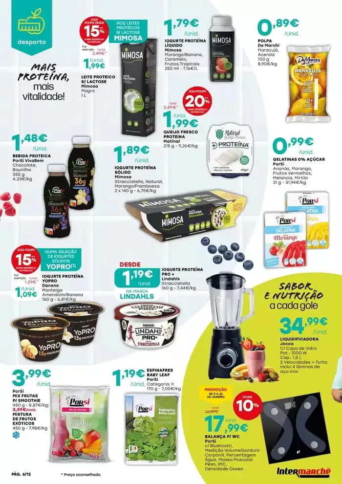 Folheto Um novo ano, uma nova forma de cuidar de si! de 9 de janeiro até 22 de janeiro 2025 - Pagina 6