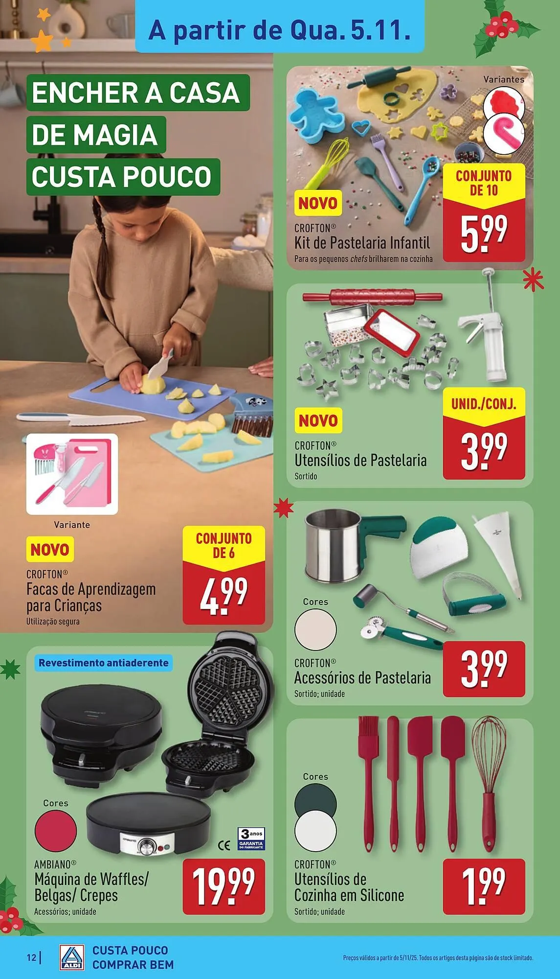 Folheto Folheto ALDI de 3 de novembro até 9 de novembro 2025 - Pagina 12