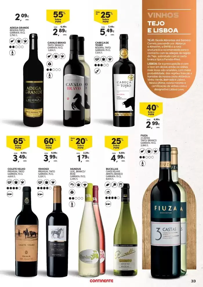 Folheto Queijos, Enchidos e Vinhos de 21 de janeiro até 9 de fevereiro 2025 - Pagina 33