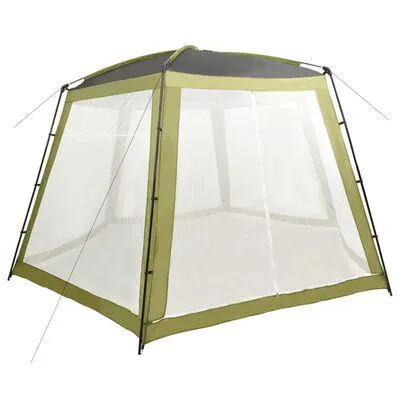vidaXL Tenda para piscina 500x433x250 cm tecido verde
