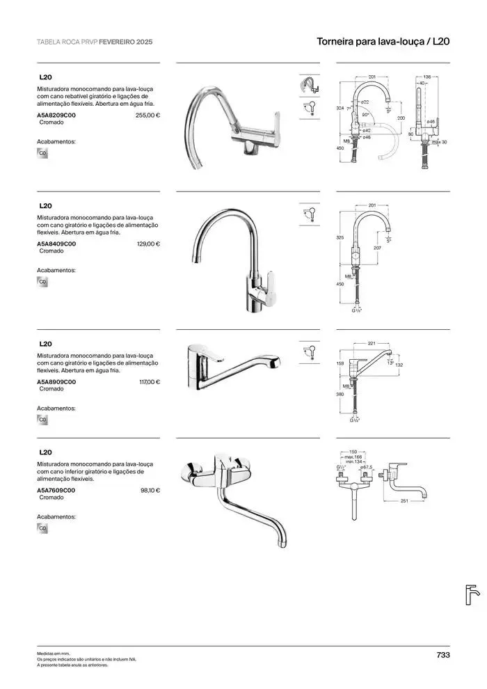 Folheto Soluções de Banho  de 6 de janeiro até 31 de dezembro 2025 - Pagina 735