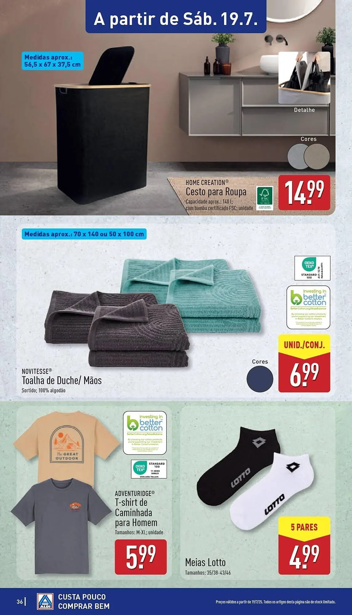 Folheto Folheto ALDI de 14 de julho até 20 de julho 2025 - Pagina 36