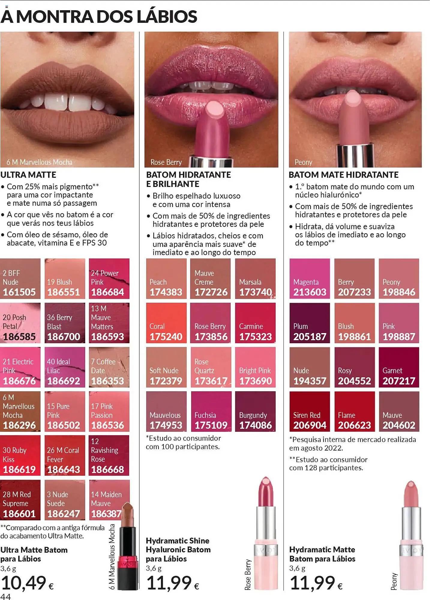 Folheto Catálogo Avon de 1 de abril até 1 de maio 2026 - Pagina 44