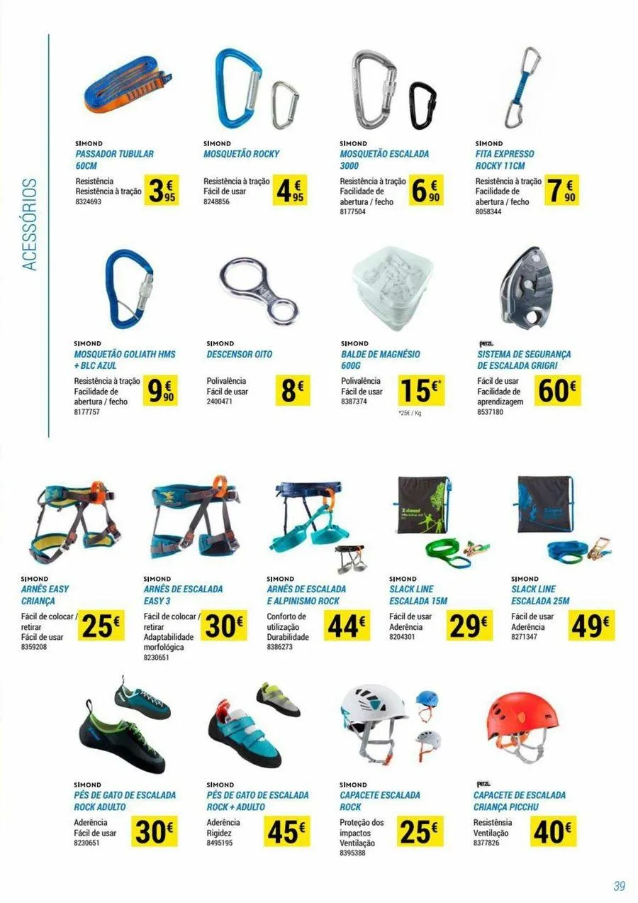 Folheto Folheto de Decathlon até 31.12.2023 de 26 de outubro até 31 de dezembro 2023 - Pagina 39