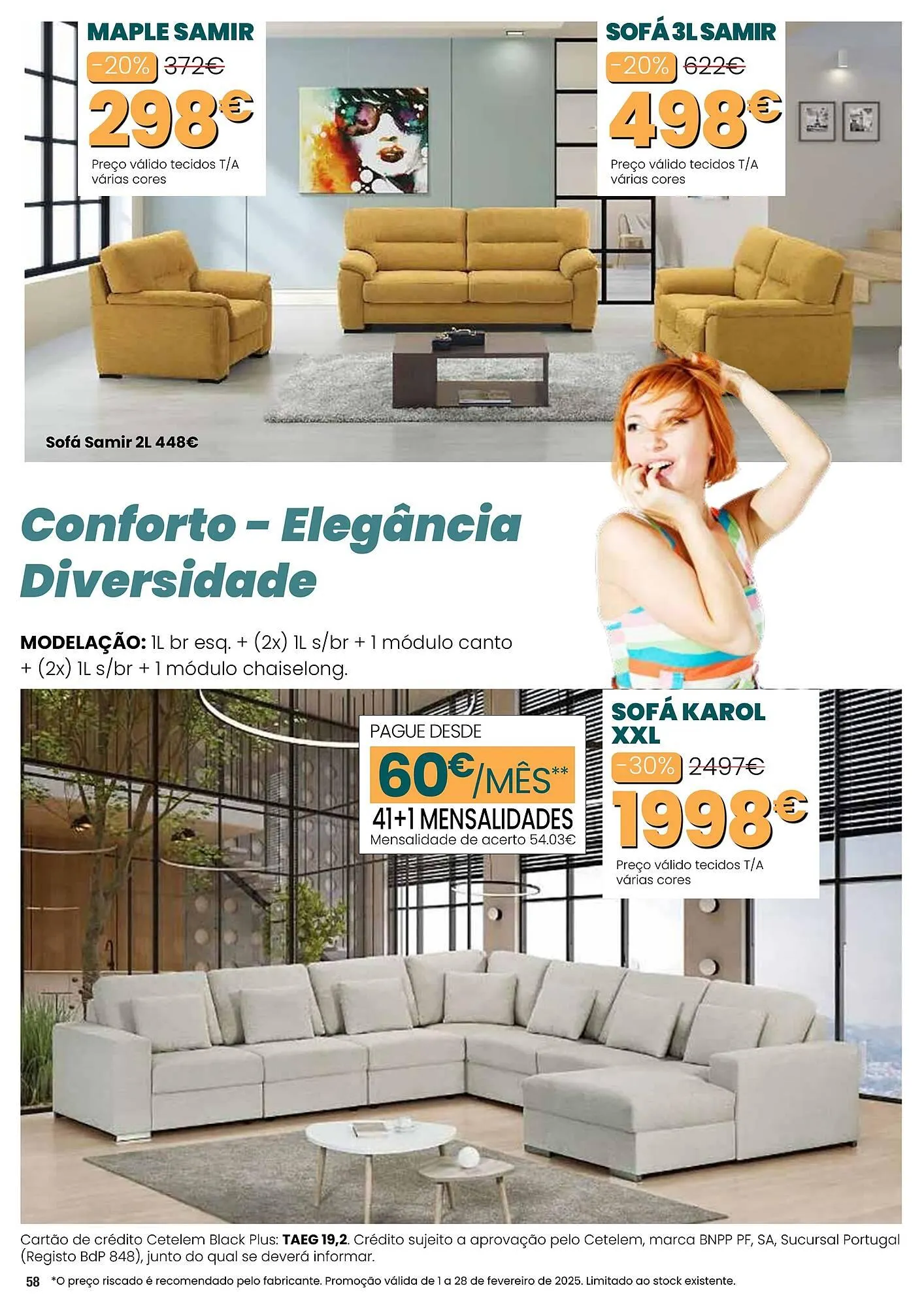 Folheto Folheto Hiper Centro do Móvel de 1 de fevereiro até 28 de fevereiro 2025 - Pagina 58