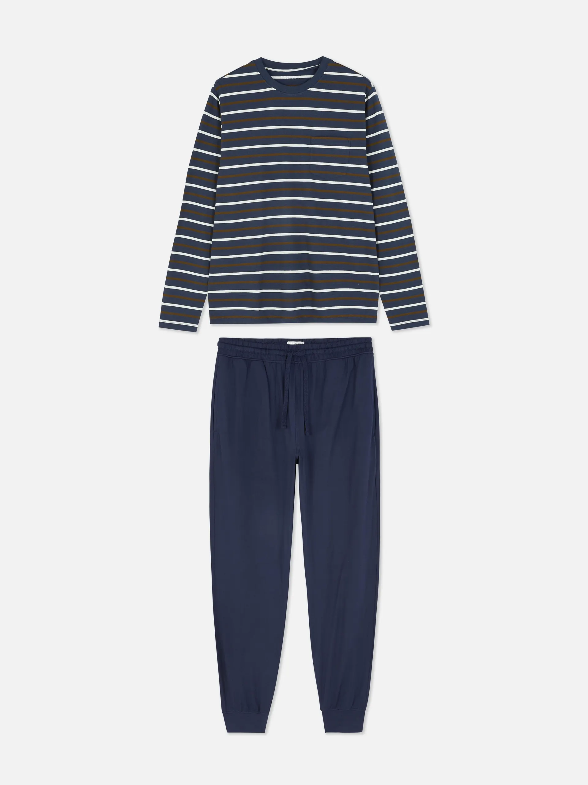 Pijama comprido riscas