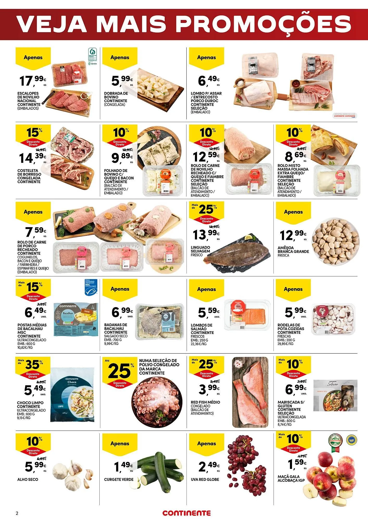 Folheto Folheto Continente de 7 de novembro até 10 de novembro 2025 - Pagina 2