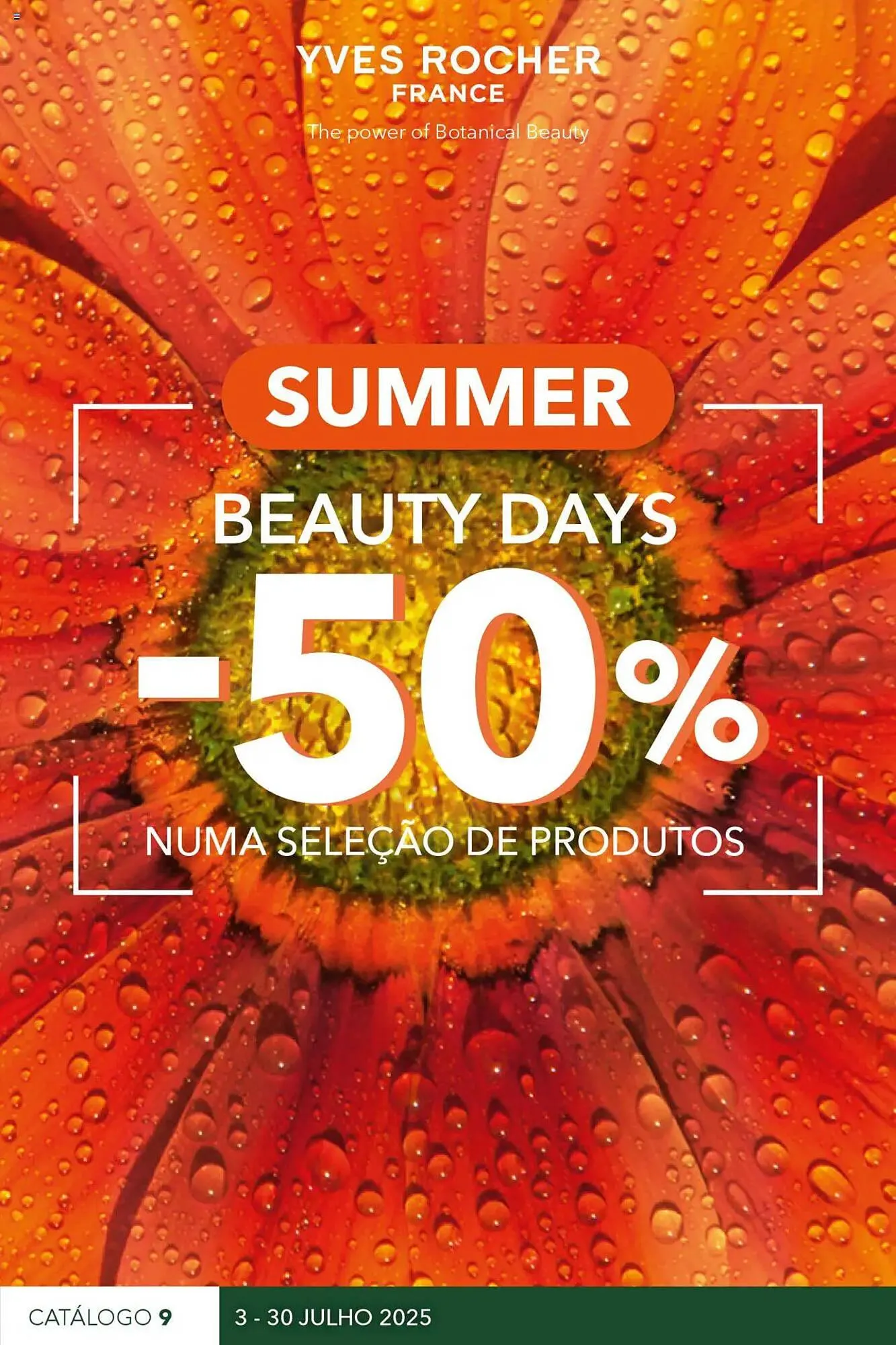 Folheto Folheto Yves Rocher de 3 de julho até 31 de julho 2025 - Pagina 1