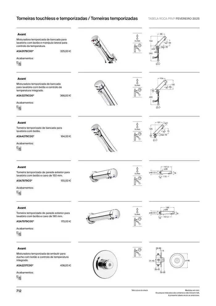 Folheto Soluções de Banho  de 6 de janeiro até 31 de dezembro 2025 - Pagina 714
