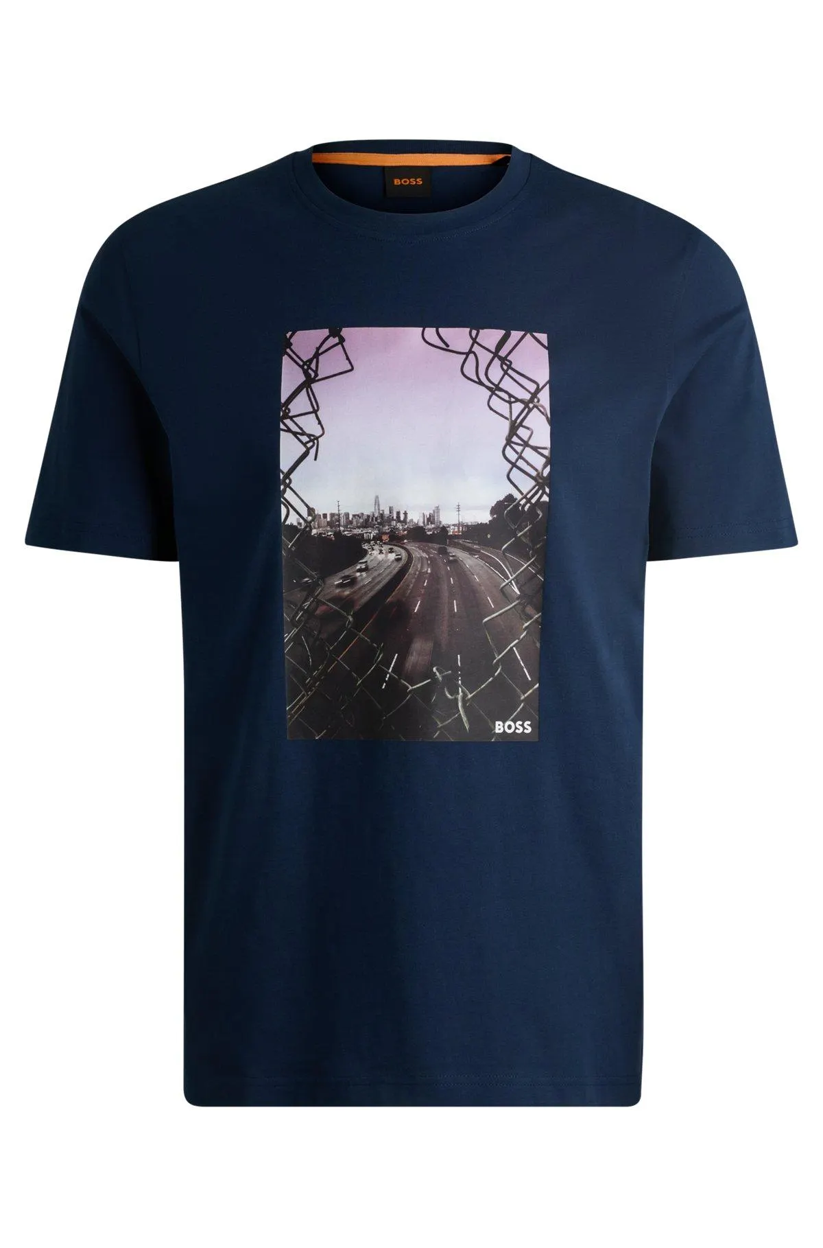 T-shirt em jersey de algodão com logótipo