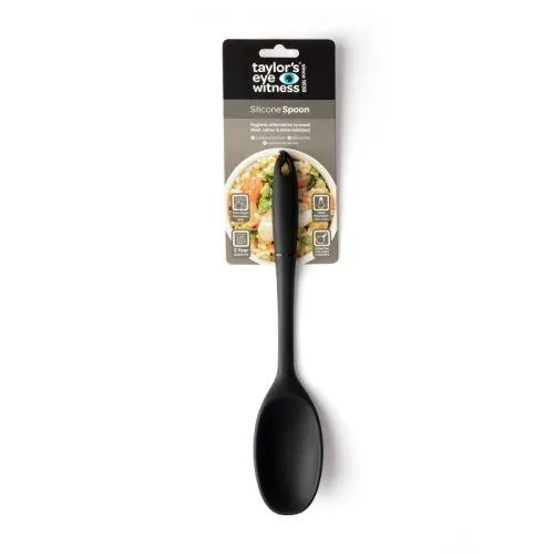 COLHER SILICONE PRETO LTS004BLK