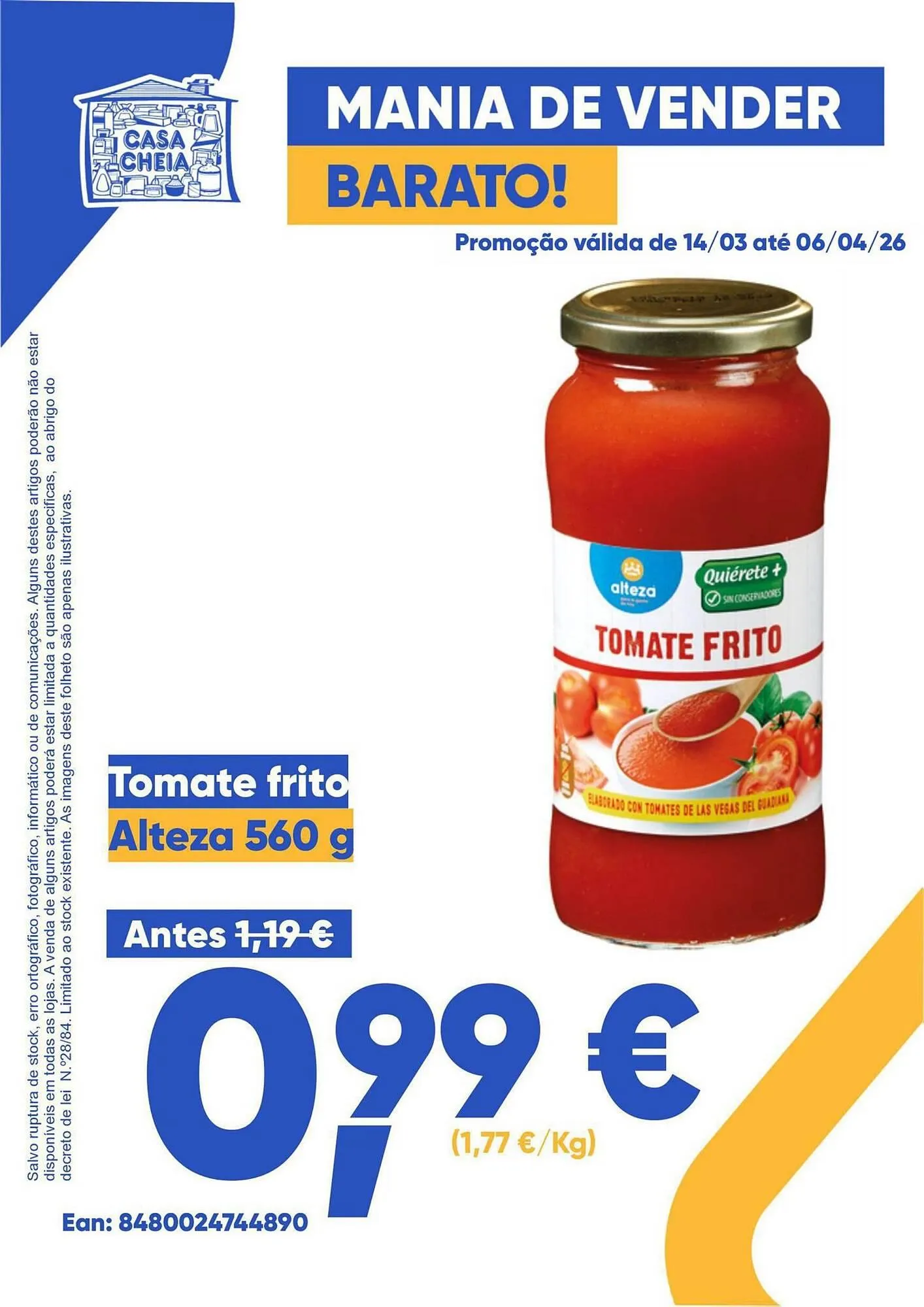 Folheto Casa Cheia - 1