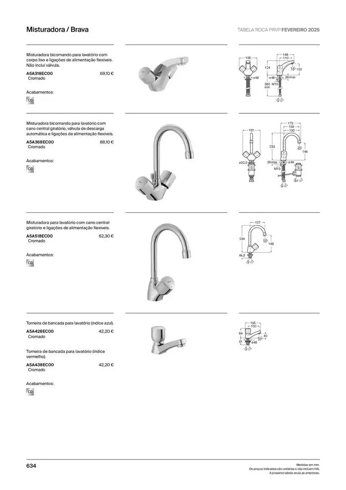 Folheto Soluções de Banho  de 6 de janeiro até 31 de dezembro 2025 - Pagina 636
