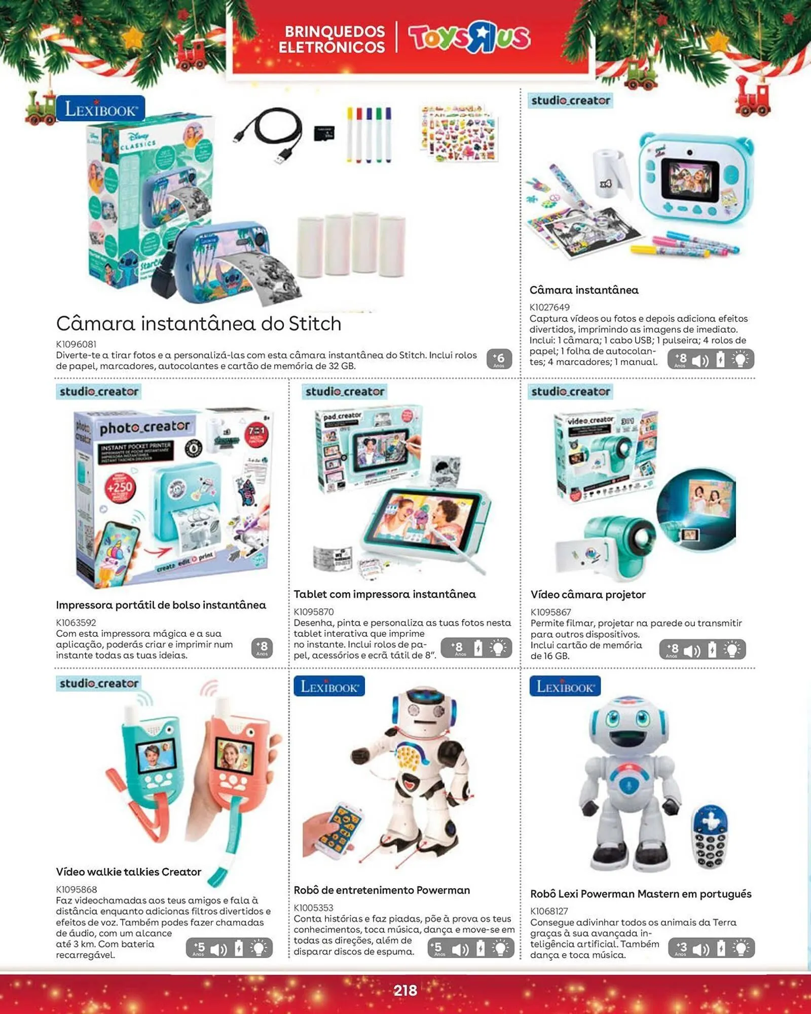 Folheto Catálogo Toys R Us de 5 de novembro até 5 de janeiro 2026 - Pagina 218