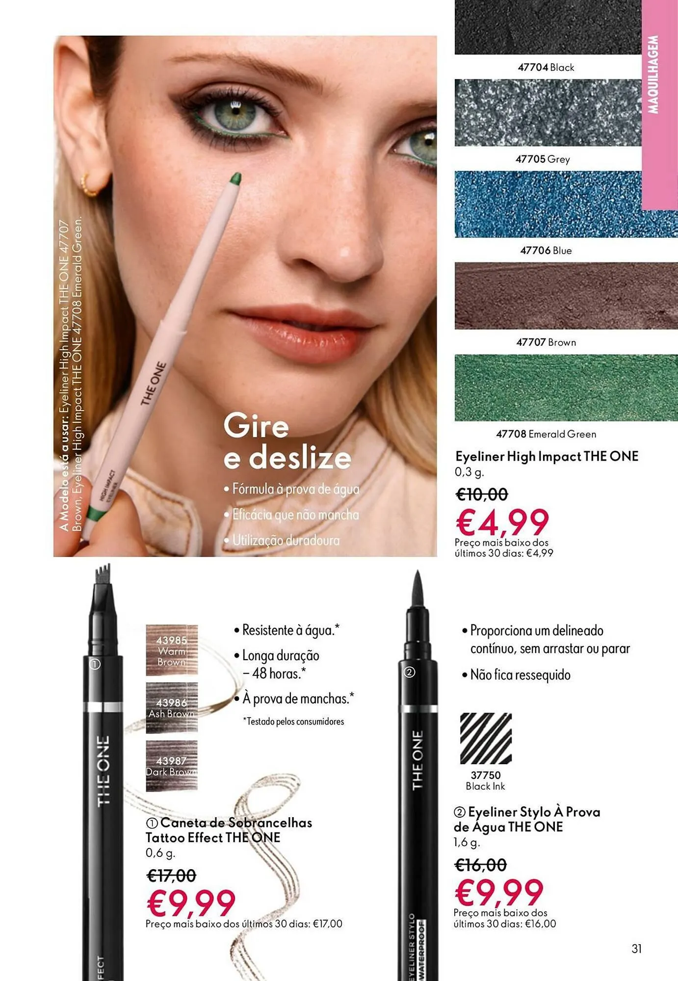 Folheto Catálogo Oriflame de 22 de outubro até 11 de novembro 2025 - Pagina 31