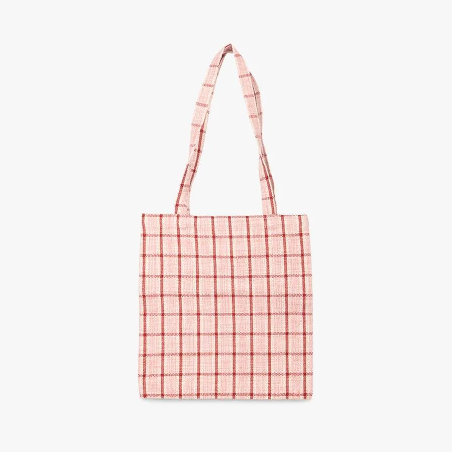 Saco algodão rosa/vermelho RIA