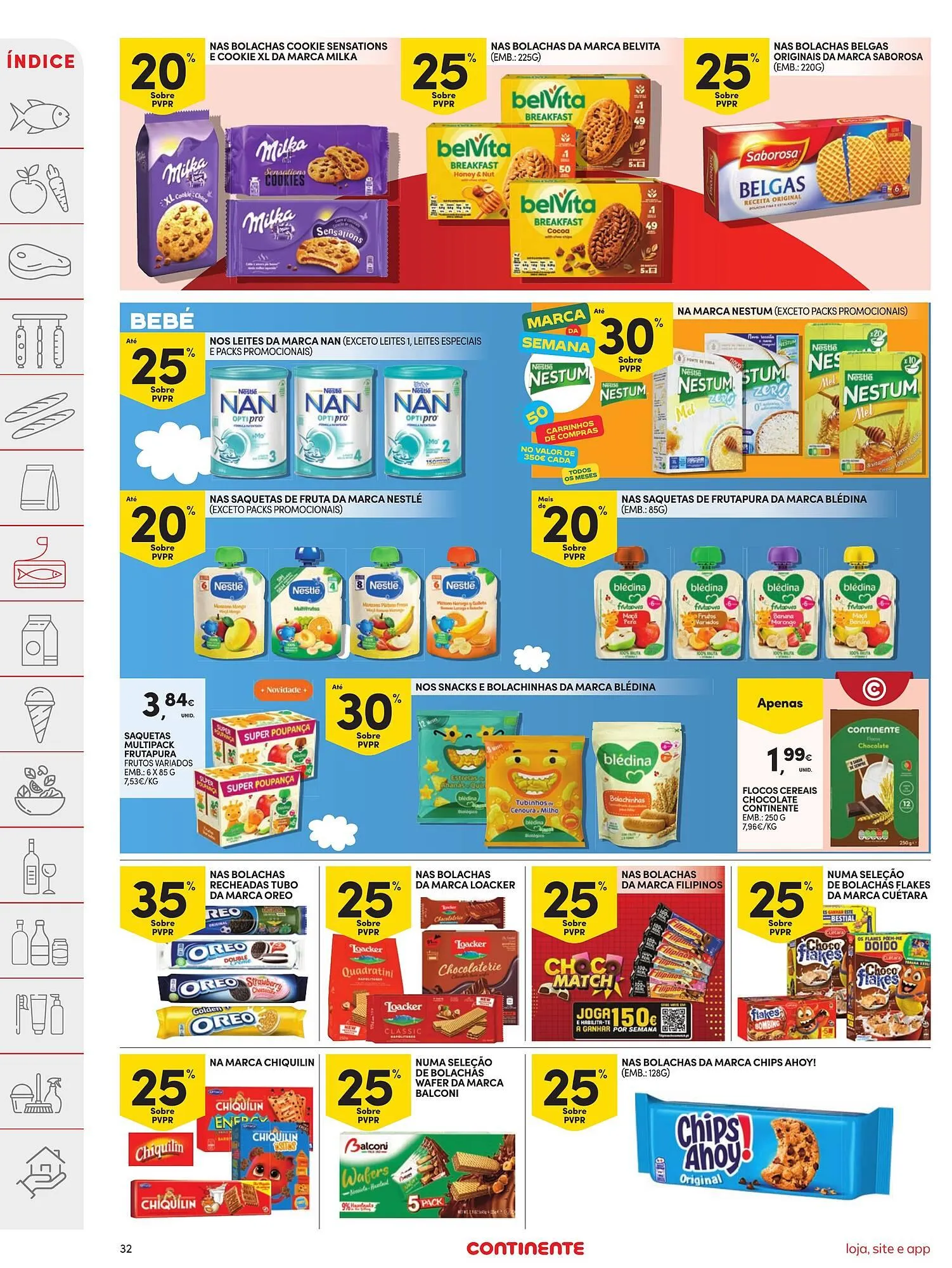 Folheto Folheto Continente de 3 de março até 9 de março 2026 - Pagina 32