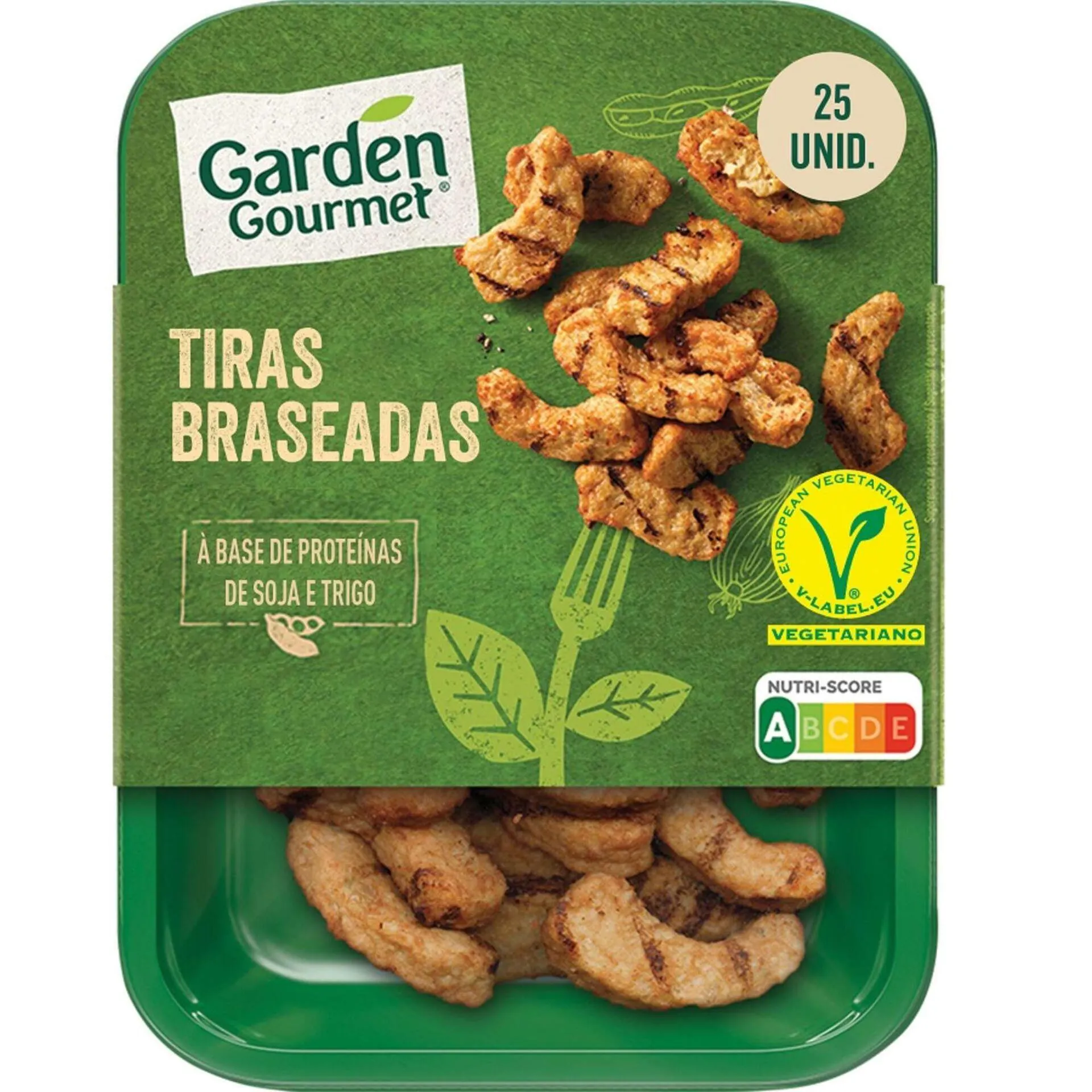 Tiras Braseadas Proteína Vegetal