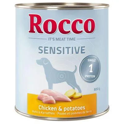 Rocco Sensitive comida húmida 24 x 800 g em promoção: 20 + 4 grátis!