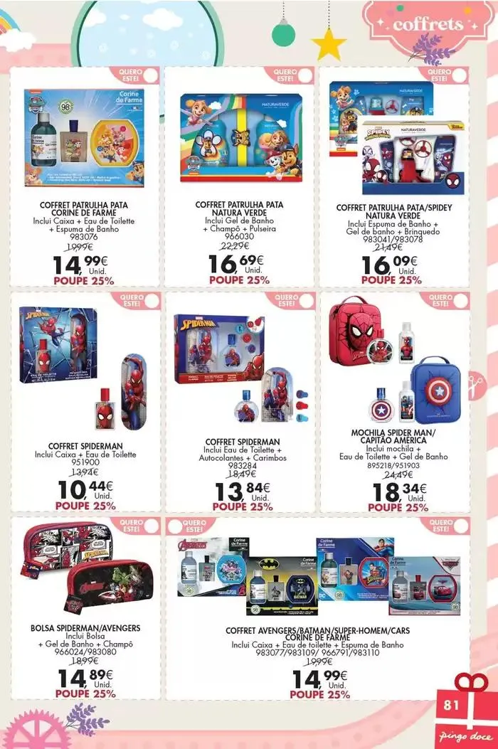 Folheto As nossas melhores pechinchas de 21 de novembro até 6 de janeiro 2025 - Pagina 79