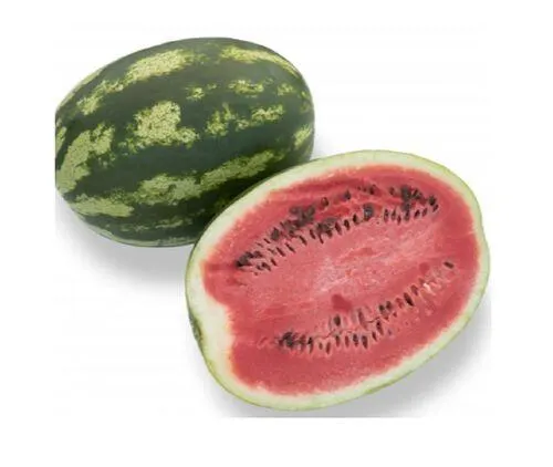 melancia alongada cortada em metades kg