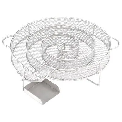 vidaXL Gerador de fumo frio redondo 19,5 cm aço inoxidável