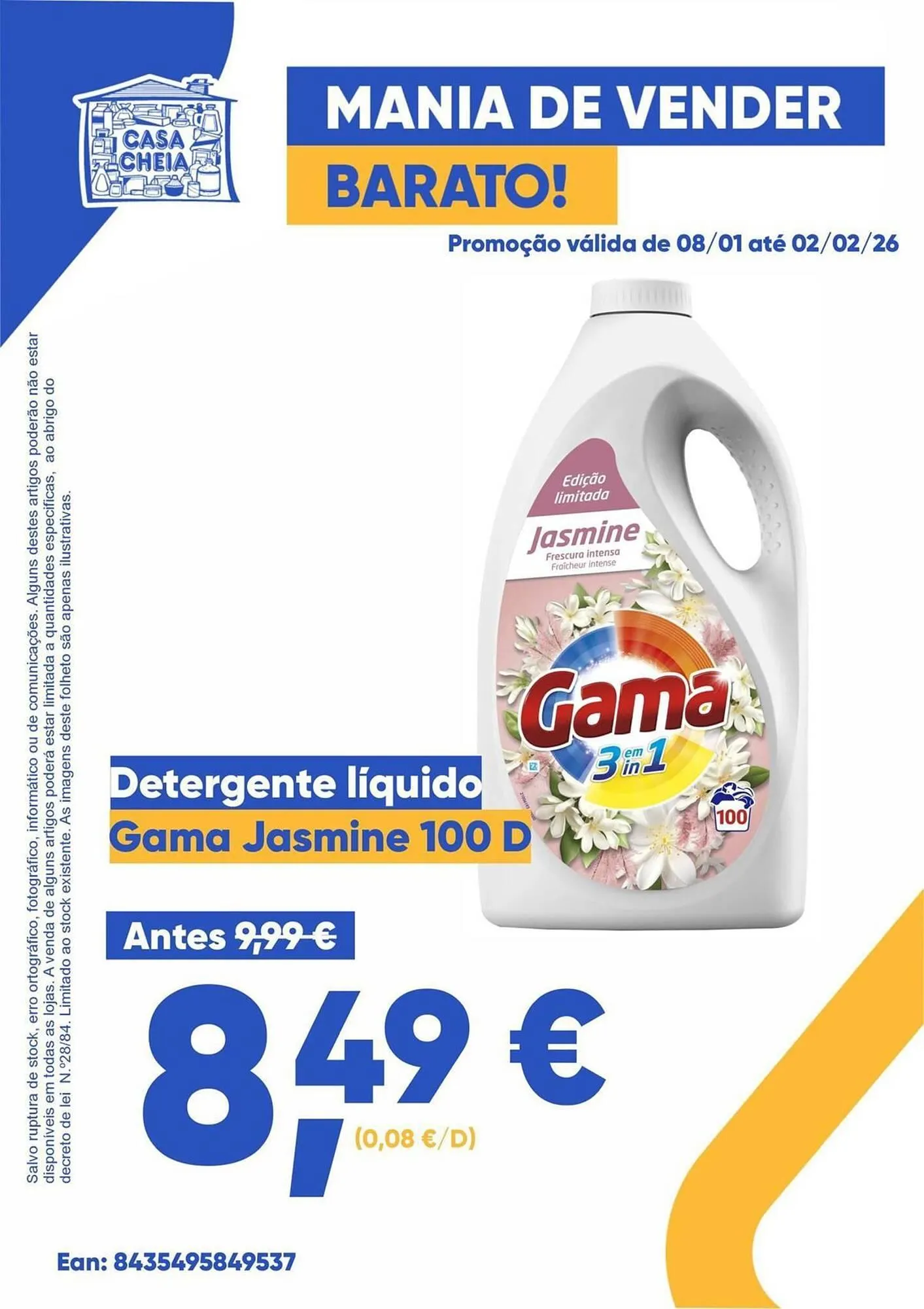 Folheto Folheto Casa Cheia de 8 de janeiro até 2 de fevereiro 2026 - Pagina 1