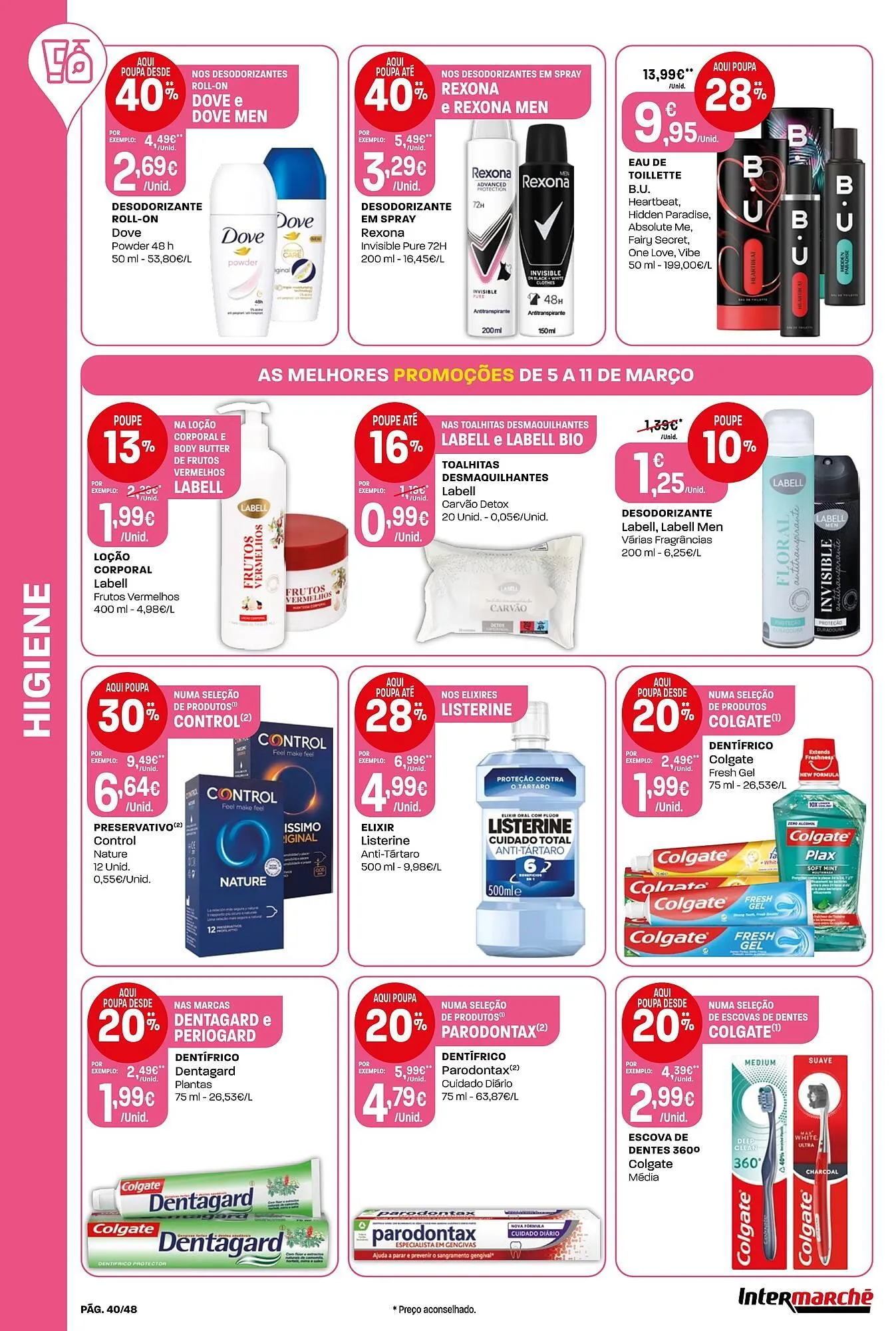 Folheto Folheto Intermarché de 5 de março até 11 de março 2026 - Pagina 40