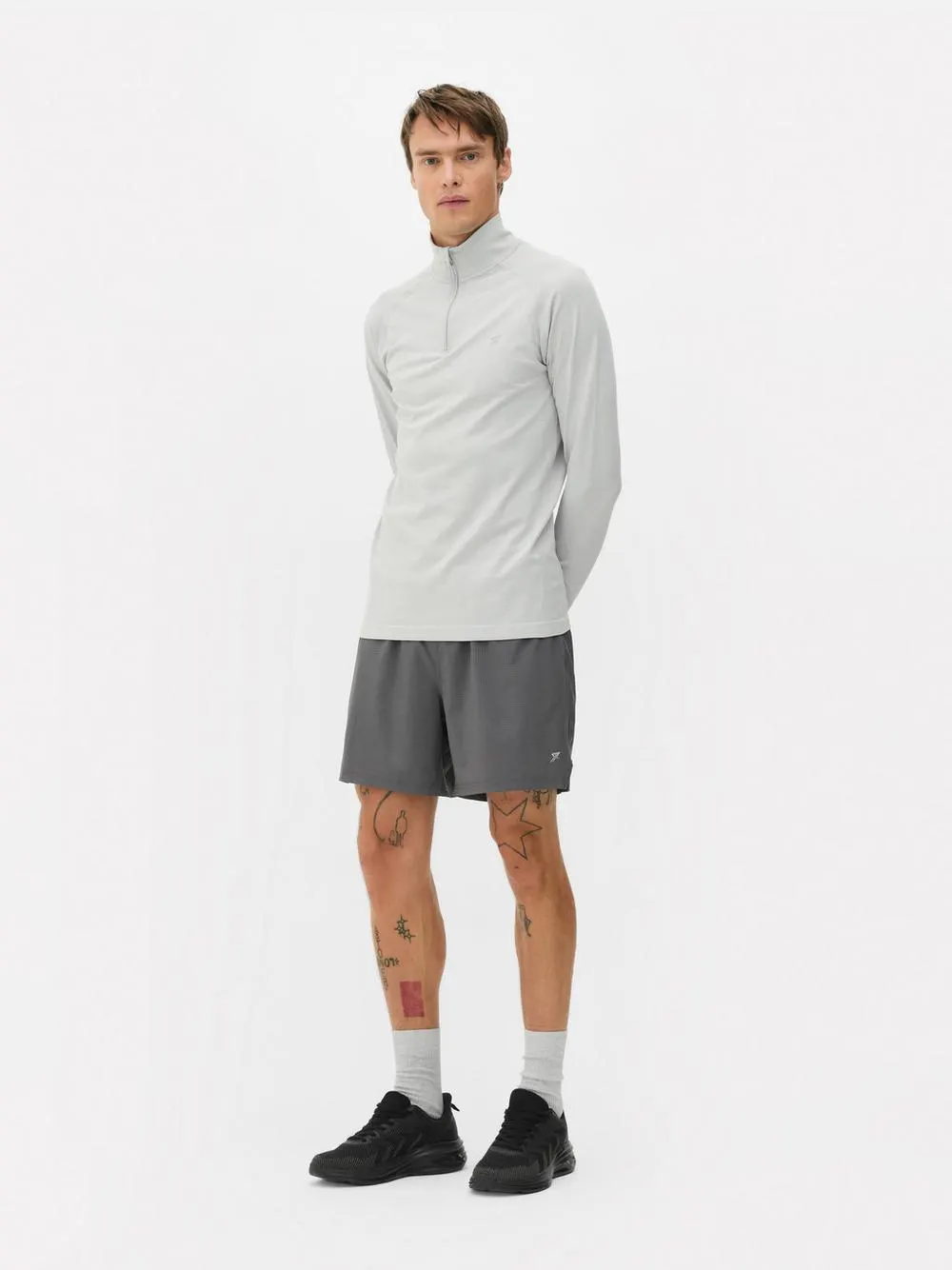 Quarter Zip Performance T-Shirt
