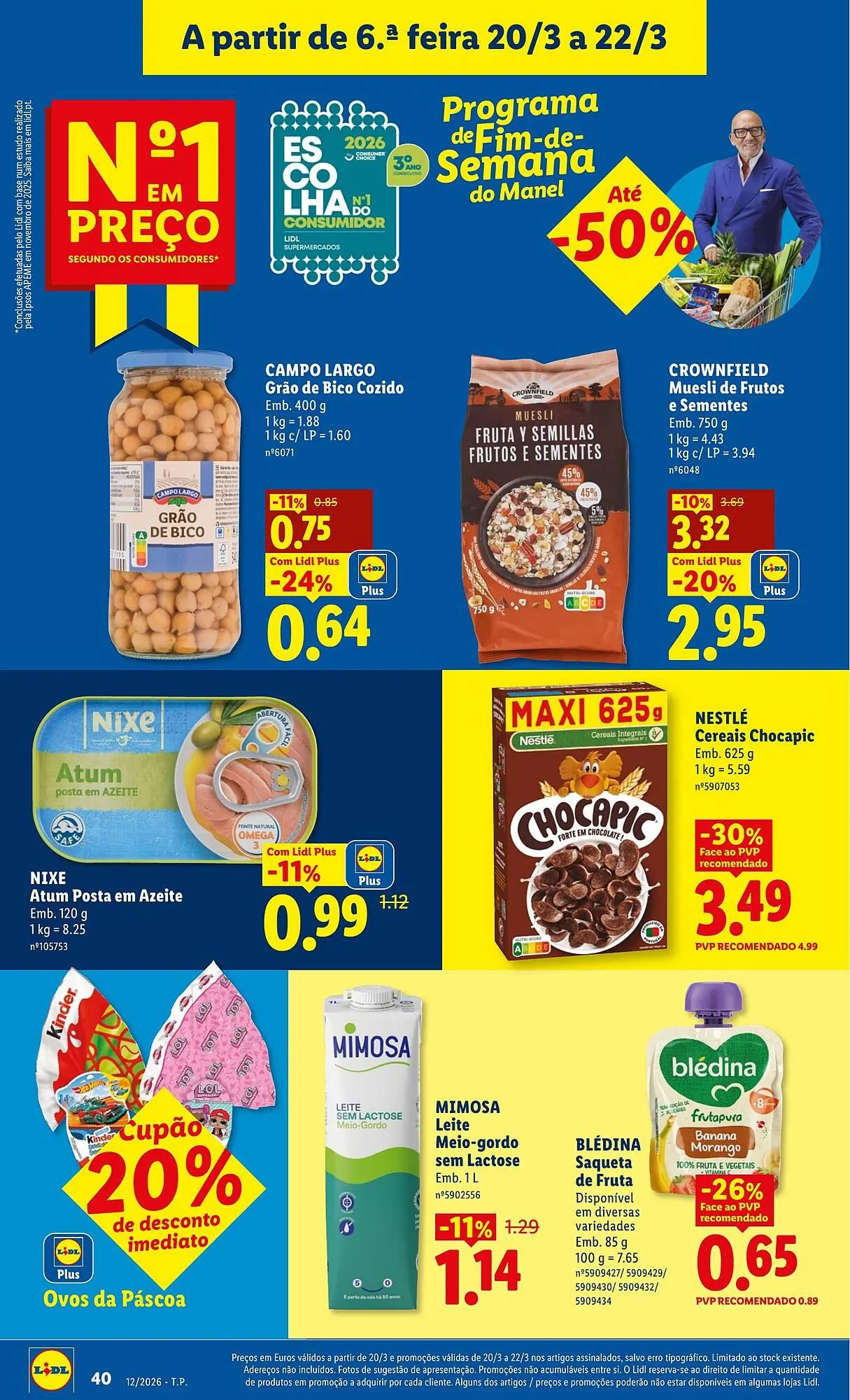 Folheto Folheto Lidl de 16 de março até 22 de março 2026 - Pagina 40