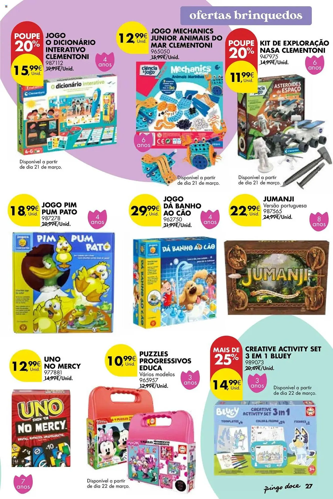 Folheto Folheto Pingo Doce de 18 de março até 21 de abril 2025 - Pagina 27