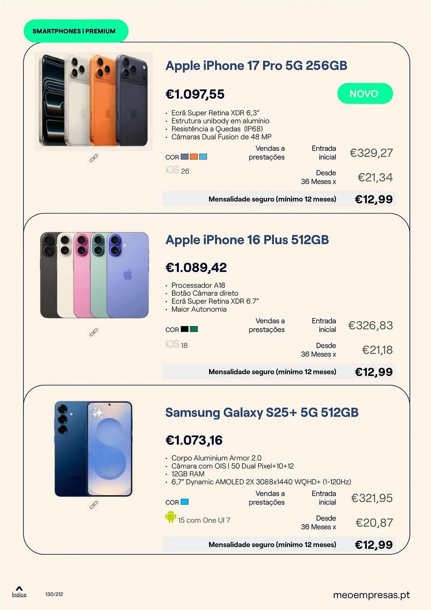 Folheto Catálogo MEO de 20 de outubro até 31 de dezembro 2025 - Pagina 130